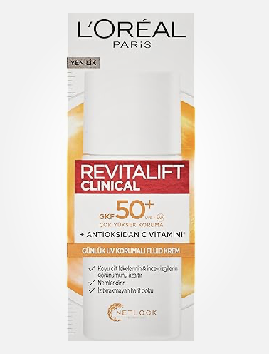 L’Oréal Paris Revitalift Clinical SPF 50+ Günlük Yüksek UV Korumalı Yüz Güneş Kremi İncelemesi kapak resmi